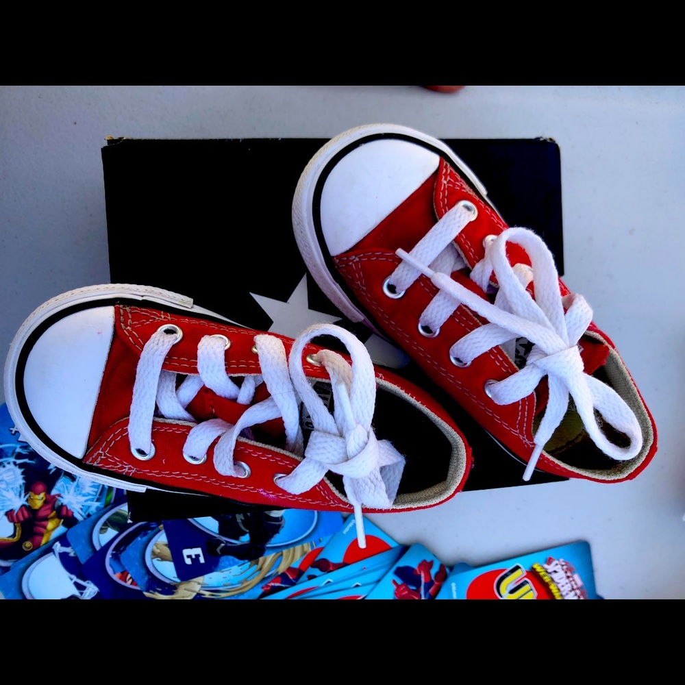 Toddler Converse shoes, Red